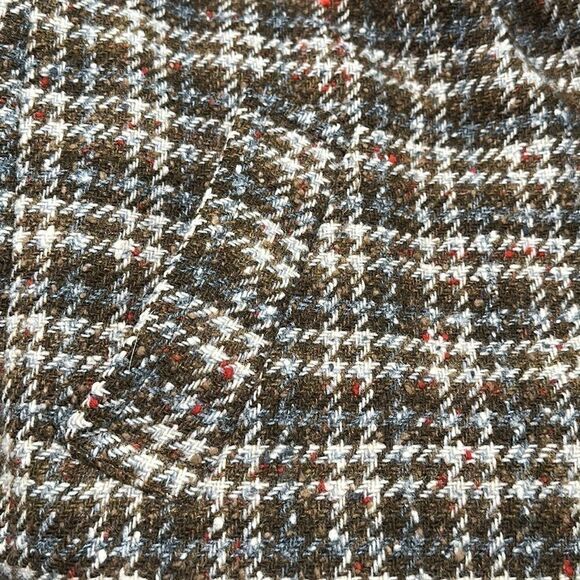 Pendleton Vintage Plaid Wool Button Front Blazer Peacoat Jacket Sz 16 - Picture 10 of 13